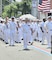Captain Henry Roenke, installation commanding officer, led the Navy Division of the Bristol Fourth of July Celebration on its historic 241st parade through the town. Joining the marching units were members of the crew from visiting warship USS Wichita (LCS 13), Officer Development School at Officer Training Command Newport, and U.S. Navy Supply Corps School. The Bristol parade is the oldest, continuously held 4th of July parade in the nation.