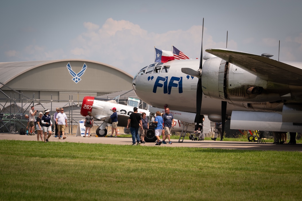 WWII Bomber Airplane B-29 FIFI