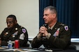 U.S. Army Maj. Gen. Gavin J. Gardner, commanding general, 8th Theater Sustainment Command, discusses the command’s transformation efforts during the Army Current Operations Engagement Tour (ACOET) at the Cannon House Office Building, Washington, D.C., June 25, 2026.