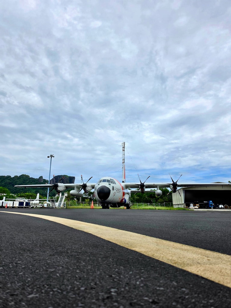 U.S. Coast Guard crews conduct damage assessments in Guam and the Commonwealth of the Northern Mariana Islands on July 7, 2026, to assess conditions and infrastructure. U.S. Coast Guard crews continue to assess aids to navigation, waterways, and channel conditions across the Marianas following Super Typhoon Bavi, working toward reopening ports to daylight operations as soon as it is safe to do so. (U.S. Coast Guard photo)