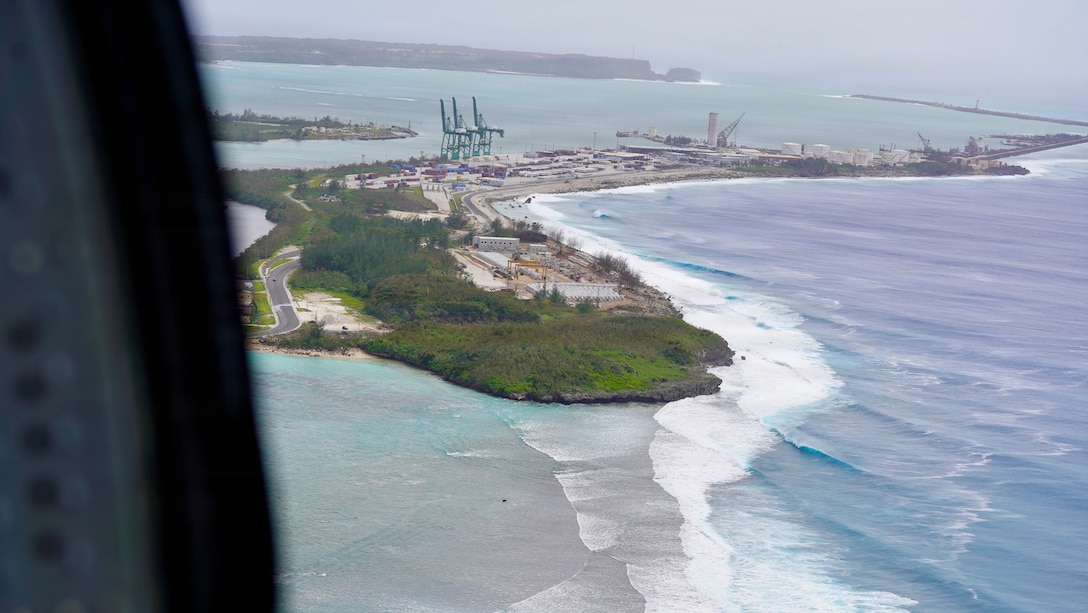 U.S. Coast Guard crews conduct damage assessments in Guam and the Commonwealth of the Northern Mariana Islands on July 7, 2026, to assess conditions and infrastructure. U.S. Coast Guard crews continue to assess aids to navigation, waterways, and channel conditions across the Marianas following Super Typhoon Bavi, working toward reopening ports to daylight operations as soon as it is safe to do so. (U.S. Coast Guard photo)
