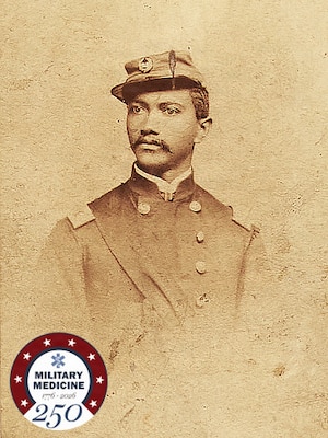 Lt. Col. Alexander Augusta  was commissioned as a medical officer in the Union Army. His work continued after service as a medical professor in the U.S. Augusta’s legacy of caring for service members lives on at the Alexander T. Augusta Military Medical Center.