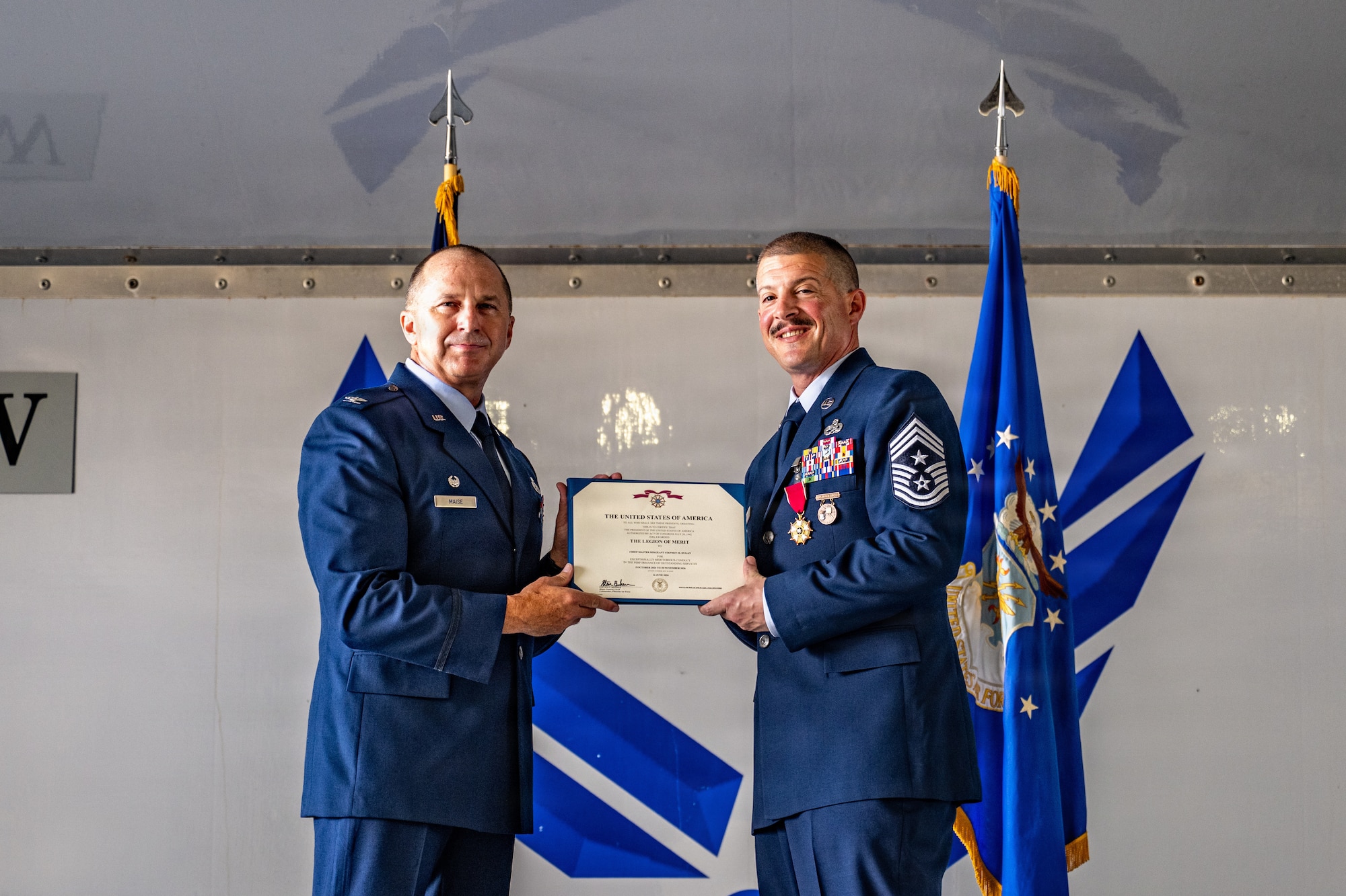 U.S. Air Force Chief Master Sgt. Stephen Dugan, 93d Air Ground Operations Wing former command chief, receives the Chief's Horse during his retirement ceremony at Moody Air Force Base, Georgia, June 26, 2026.
