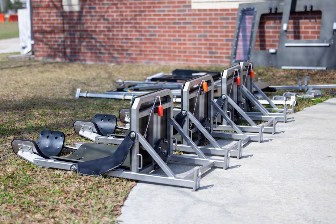 Camp Lejeune Fields New Modular Underwater Egress Trainer