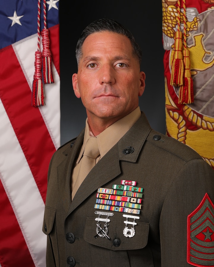 Sergeant Major Brian Hibbard, a native of New York, enlisted in the Marine Corps and reported to Marine Corps Recruit Depot-Parris Island, South Carolina in August 1999 for Recruit Training.