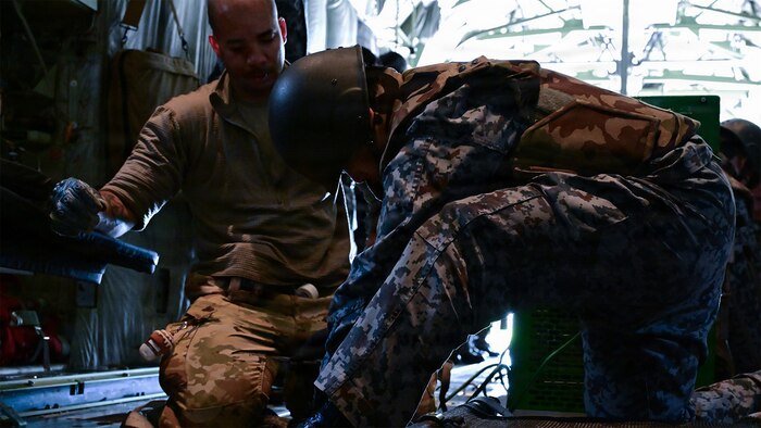 U.S. Service members and JASDF members conducted a joint medical exercise at Matsushima AB, Japan in support of VALIANT SHIELD 2026.