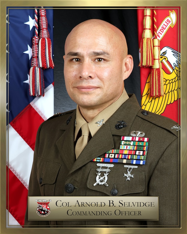 Official U.S. Marine Corps Portrait: Selvidge Arnold