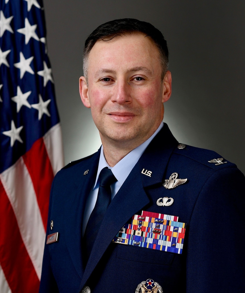 Official photo for Col. Isaac Adams, Commander, 39th Air Base Wing, Incirlik Air Base, Türkiye.