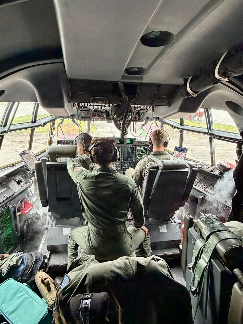 On July 8, 2026, U.S. Coast Guard crews continue to assess and work to rectify aids to navigation, waterways, and channel conditions across the Marianas following Super Typhoon Bavi, working toward reopening ports to commercial operations as soon as it is safe to do so. (U.S. Coast Guard photo)