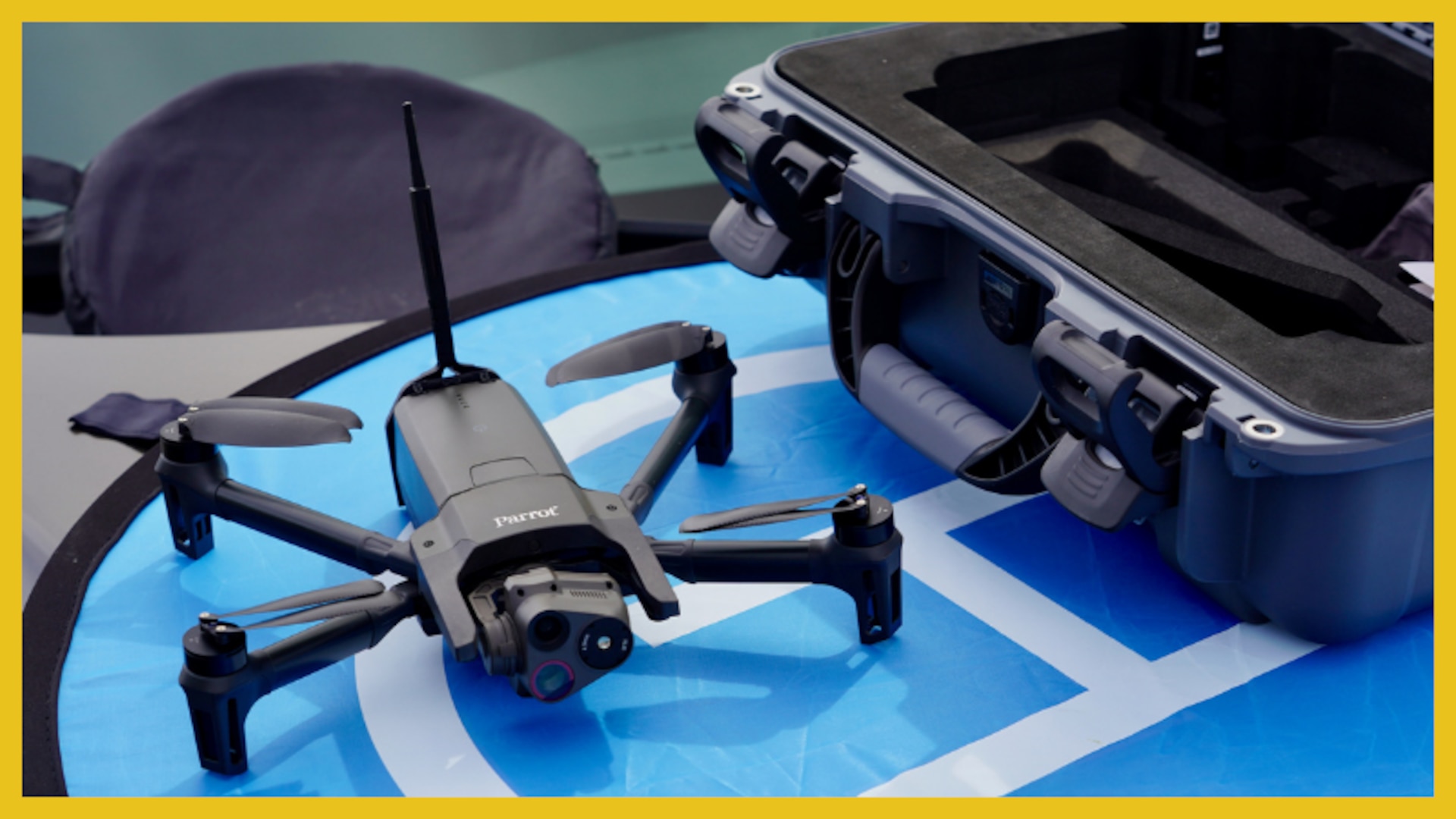 The Port Security and Resiliency Assessment (PSRA) prepare a Parrot drone in Agana Boat Basin in Guam on Dec. 7, 2022, as they conduct comprehensive assessments of the commercial ports and other critical maritime infrastructure to provide insight into potential vulnerabilities and recommendations to mitigate any threats. The team consists of experts and technical specialists from the U.S. Coast Guard and the Army National Guard’s Critical Infrastructure Protection Battalion who apply their operations and emergency response backgrounds to these assessments. (U.S. Coast Guard photo by Chief Warrant Officer Sara Muir)