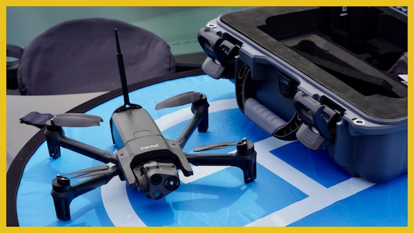 The Port Security and Resiliency Assessment (PSRA) prepare a Parrot drone in Agana Boat Basin in Guam on Dec. 7, 2022, as they conduct comprehensive assessments of the commercial ports and other critical maritime infrastructure to provide insight into potential vulnerabilities and recommendations to mitigate any threats. The team consists of experts and technical specialists from the U.S. Coast Guard and the Army National Guard’s Critical Infrastructure Protection Battalion who apply their operations and emergency response backgrounds to these assessments. (U.S. Coast Guard photo by Chief Warrant Officer Sara Muir)