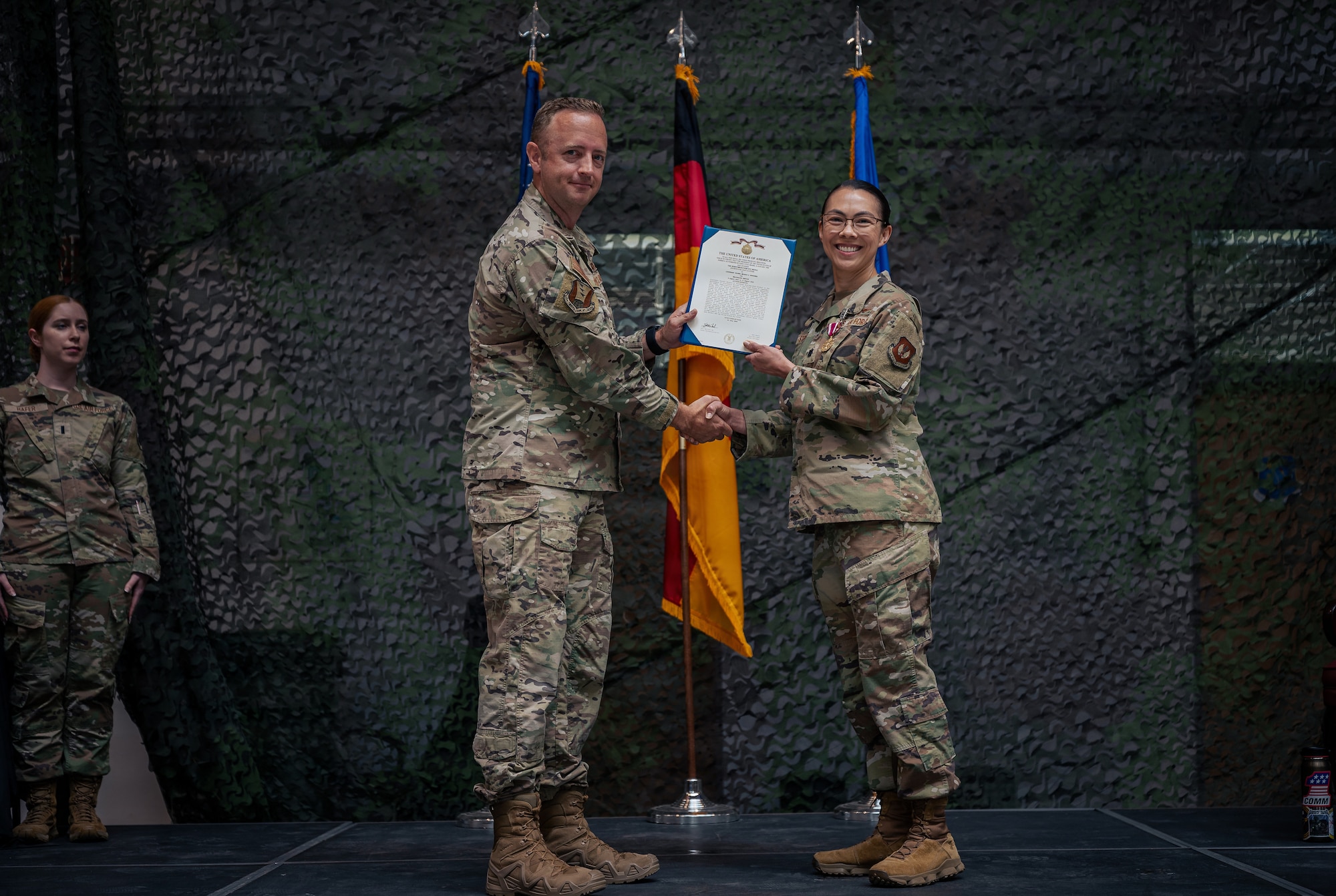Airman is presented award