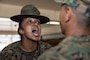 Alpha Company Senior Drill Instructor Inspection