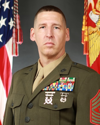 Portrait of Sergeant Major Walter V. Rose
