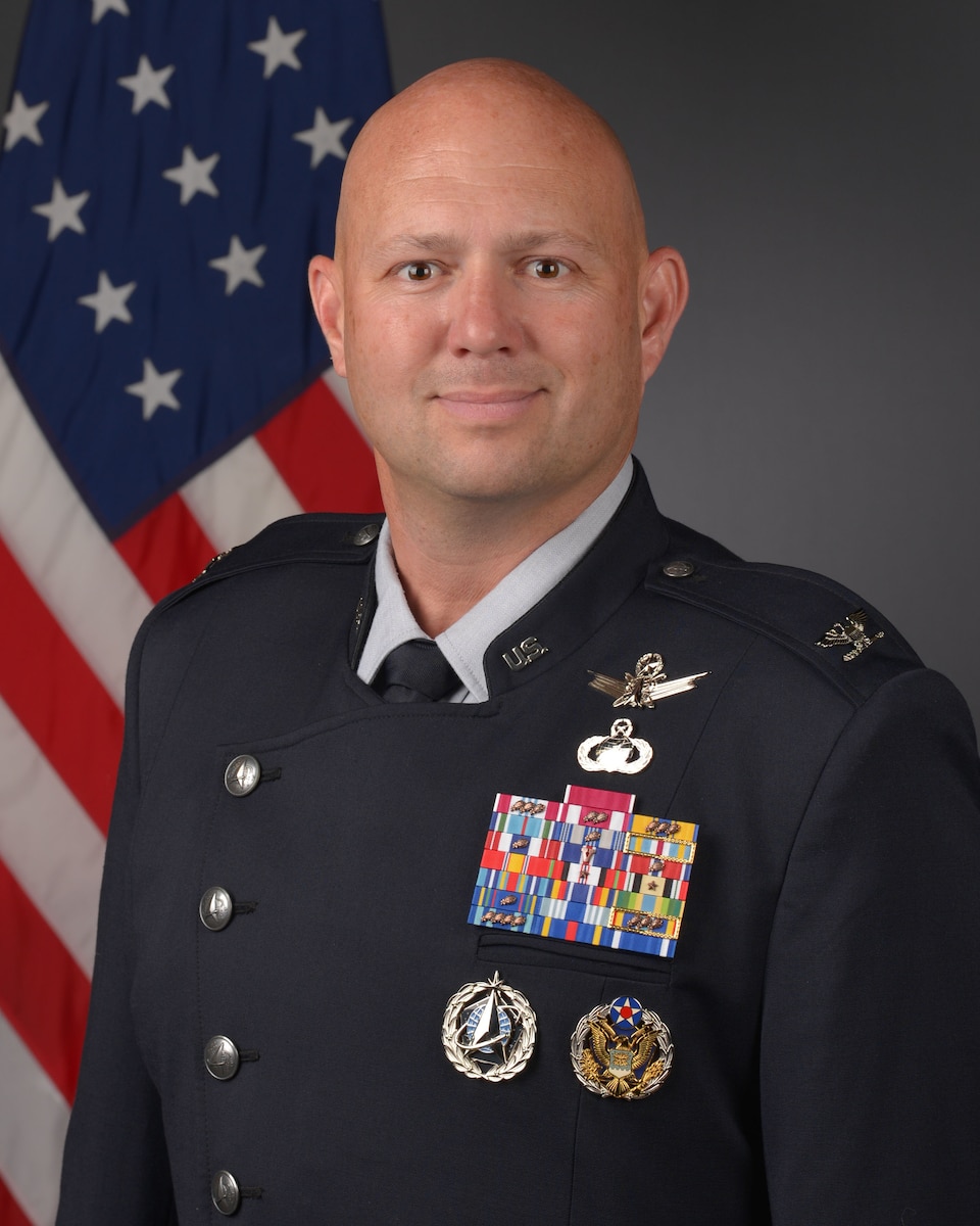 Official photo of USSF Col Brian L. Chatman taken on July 7, 2026. (U.S. Space Force photo by Deanna Murano)