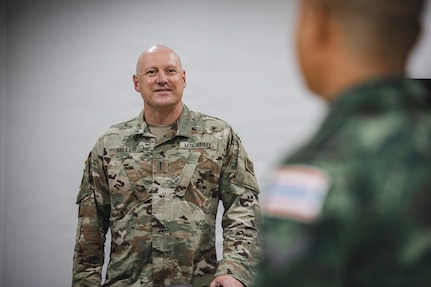 Mechanics and logisticians with the Washington National Guard wrapped up a three-week maintenance and logistics exchange with the Royal Thai Army in Ko Chan District on May 30, 2026.