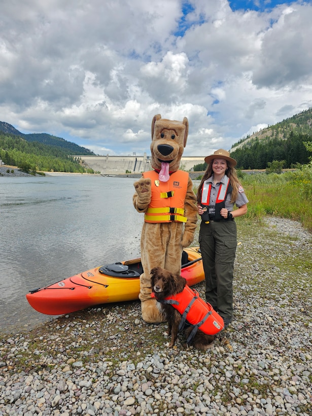 Water safety is important for everyone, people, pets, and especially Bobber the Water Safety Dog!