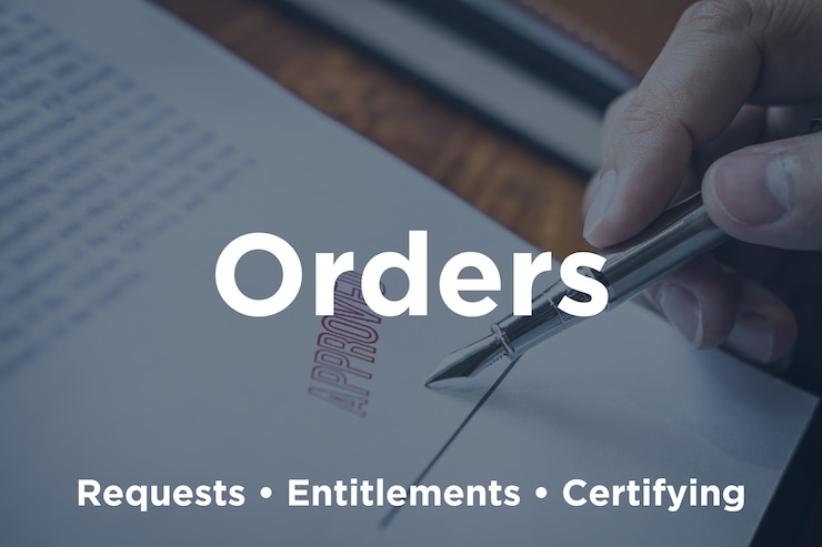 Orders