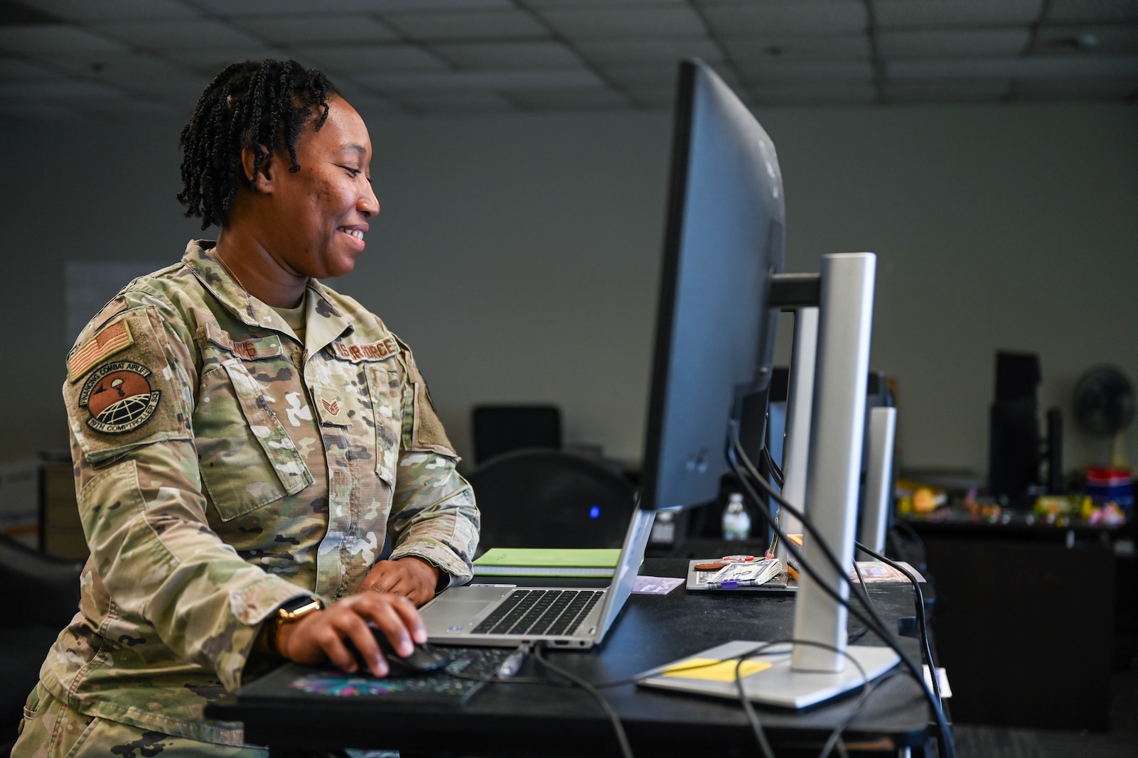 Service member serves