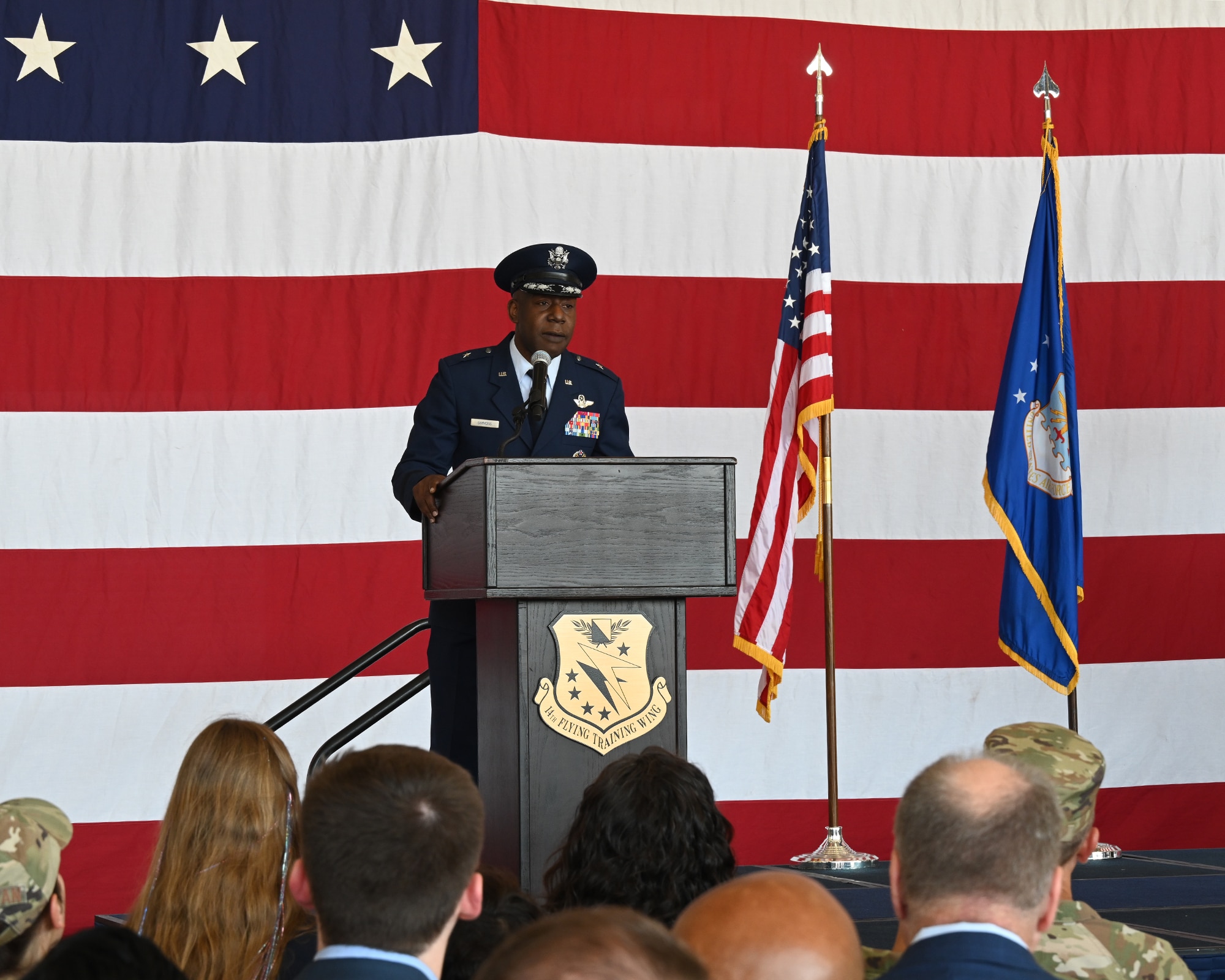 14th Flying Training Wing, Change of Command ceremony.