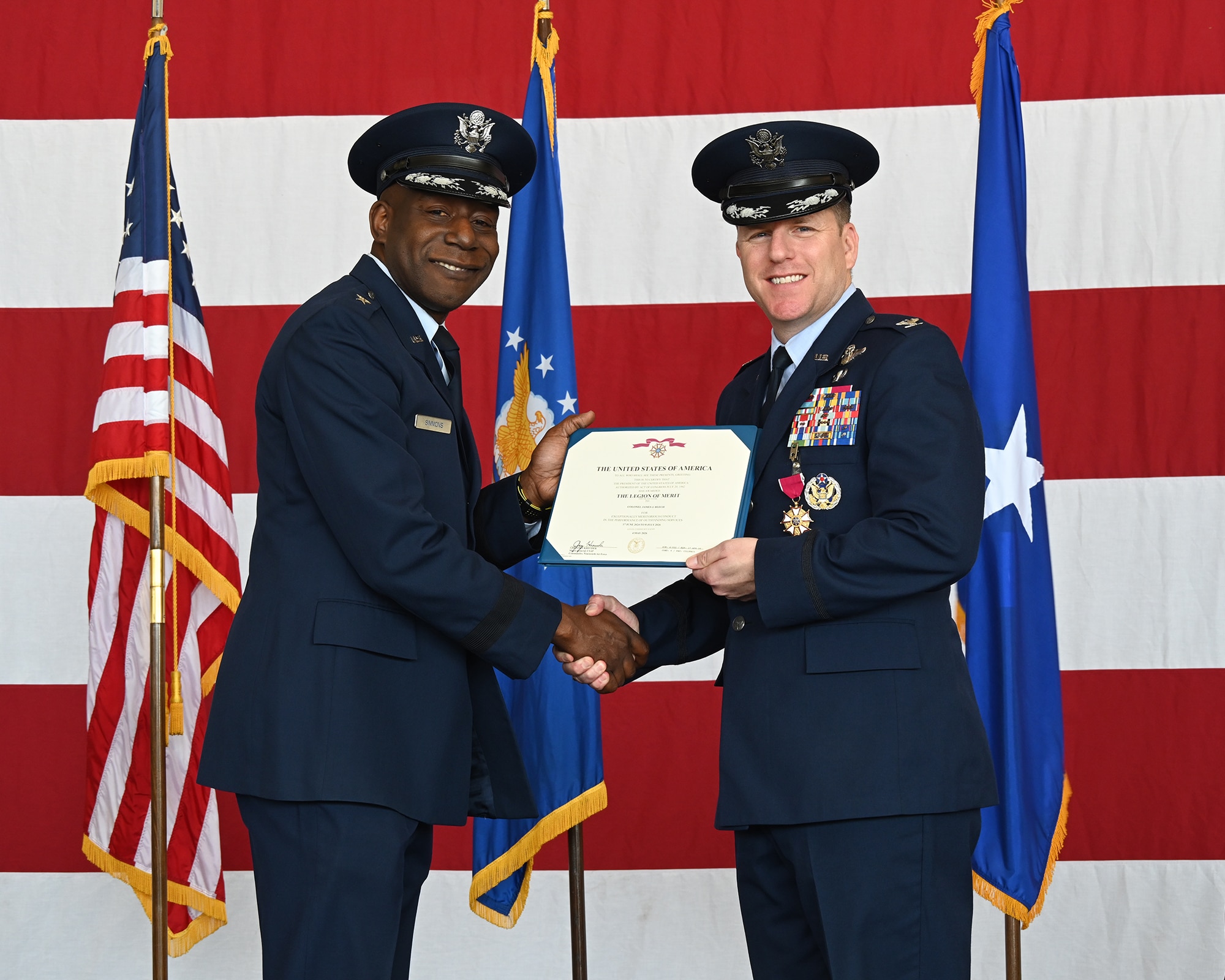 14th Flying Training Wing, Change of Command ceremony.