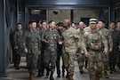ROK Army Gen. Jin Young-seung, Chairman of the Joint Chiefs of Staff, visits the ROK-U.S. Combined Forces Command wartime command post during the Freedom Shield 2026 exercise