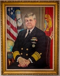 260701-N-IX644-1001 (July 1, 2026) FALLS CHURCH, Va. An oil painting of U.S. Navy Vice Adm. James Zimble, who was the 30th Navy Surgeon General from 1987-1991, hangs in the executive conference room at U.S. Navy Bureau of Medicine and Surgery (BUMED) headquarters in Falls Church, Virginia. Navy Medicine's 44,000+ talented and ready forces optimize health readiness, deliver quality healthcare, and provide global expeditionary medical support to warfighters. (U.S. Navy photo by Mass Communication Specialist 2nd Class Sasha Ambrose)