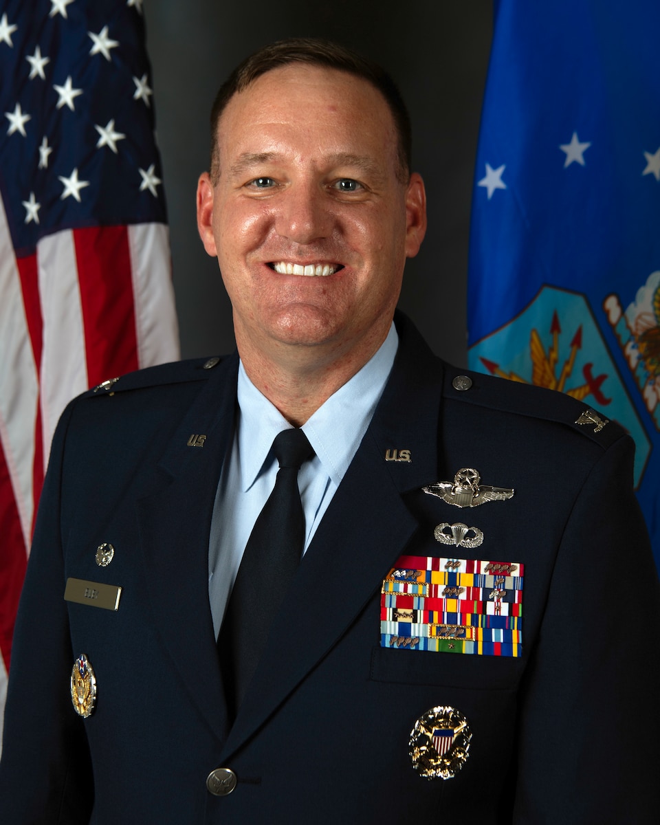 Colonel Kevin H. Eley is the Commander, 6th Air Refueling Wing, MacDill Air Force Base, Fla. In this capacity, he is responsible for the wing’s worldwide combat air refueling mission and provides installation support to Headquarters U.S. Central Command, Headquarters U.S. Special Operations Command, and 42 other joint mission partners. Additionally, he oversees the security and well-being of the base’s 16,900 employees and their families, along with $2.8 billion in base property and capital assets. (U.S. Air Force photo)
