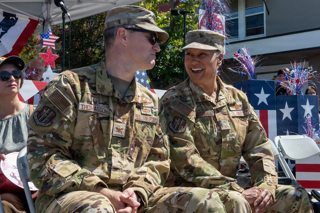 Air Force leadership attend parade