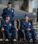 48th FW command team smiles during change of command