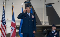 Col. Alfaro salutes formations