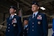officers stand at attention during ceremony