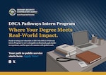 Graphic illustration of the DSCA announcement of it's Pathways Intern Program