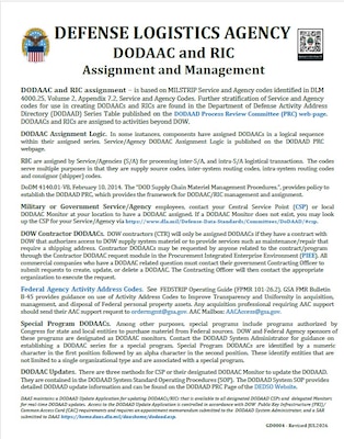 J3 DODAAC and RIC thumbnail
