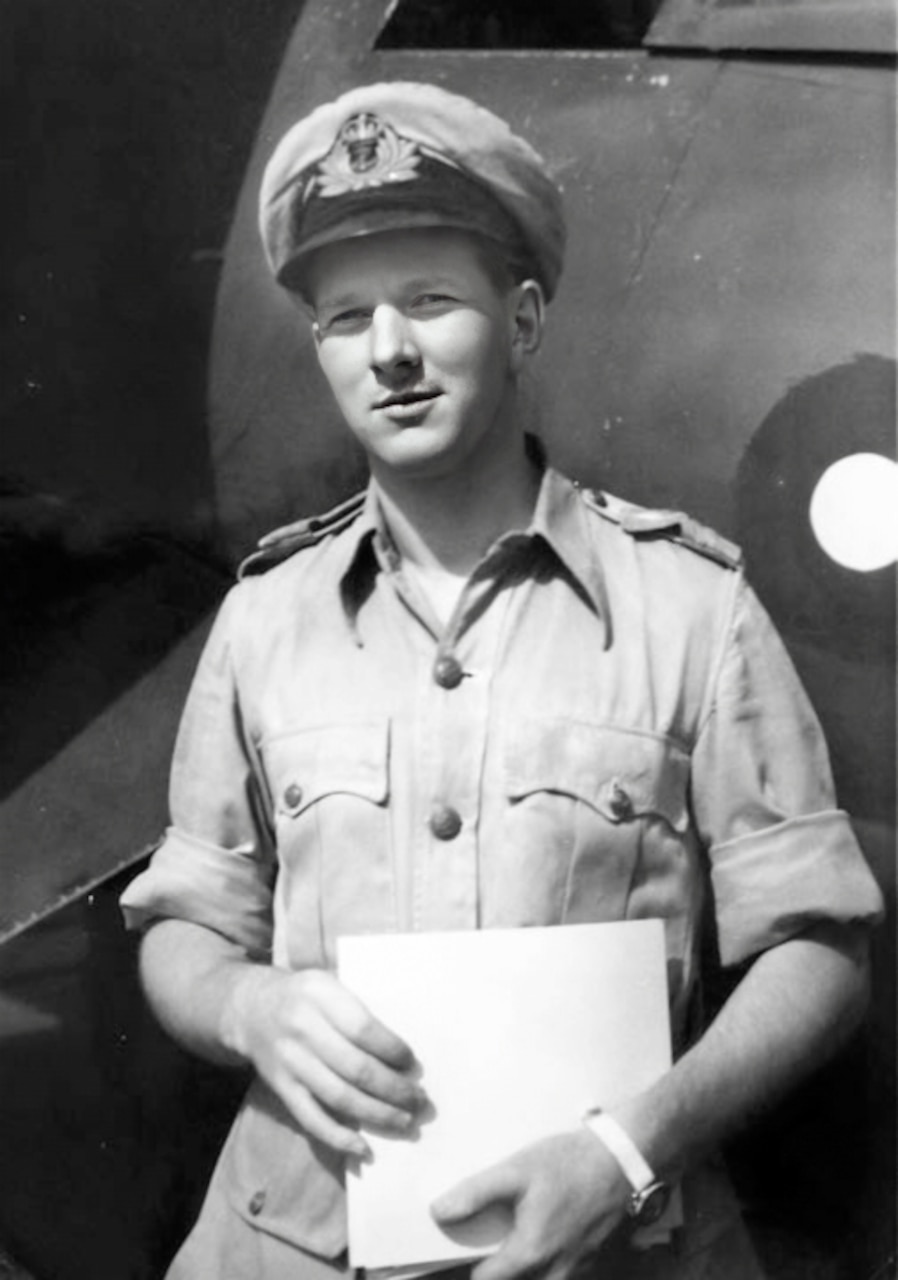 Lt. Cmdr. Alan M. Tritton assumed command of 15th Naval Fighter Wing after the death of Lt. Cmdr. “Dickie” Cork, a difficult late-war assignment. Tritton had previously flown Blackburn Skuas, a dive-bomber occasionally pressed into fighter duty