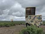 Surrogate targets created by a collaboration between the Oregon National Guard's 173rd Fighter Wing and Klamath Community College personnel are placed in the Kingsley Field range, May 29, 2026, in Oregon. The targets simulate various adversary missile systems to help train current and future pilots' recognition and strategy techniques. Courtesy photo.