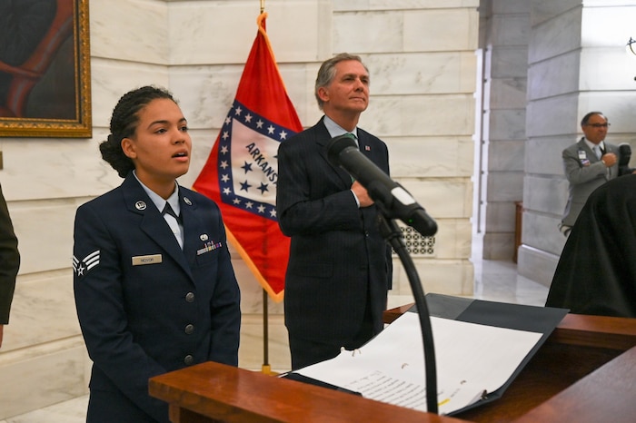 Team Little Rock Participates in America 250 Bust Unveiling Honoring Medal of Honor Recipient Maurice "Footsie" Britt
