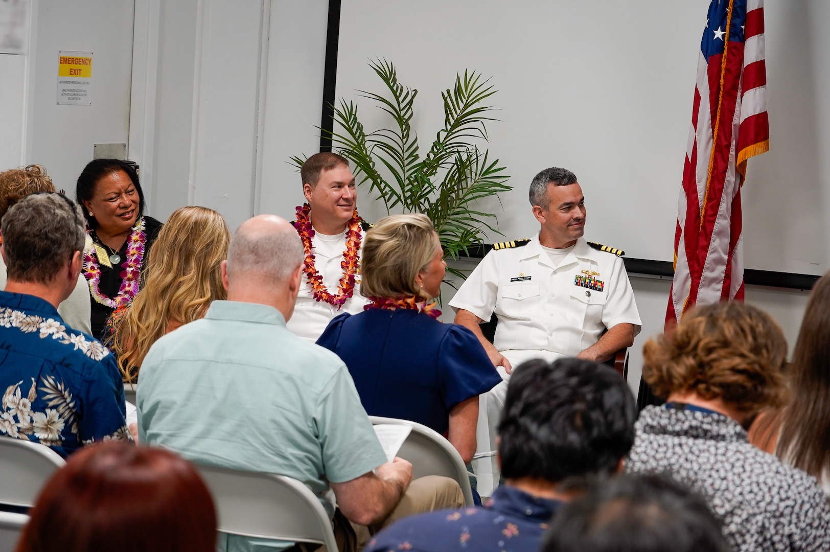 Lt. Cmdr. Michael Johnson relieved Cmdr. Nathan Battle as NUWC Division, Keyport Detachment Pacific’s new officer in charge during a Change of Charge ceremony at the Navy Lodge on Ford Island, July 10. NUWC Division, Keyport Commanding Officer Capt. Brandon Monaghan served as presiding officer speaker.