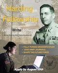 Applications are due through the Army's Broadening Opportunities Program by Aug. 15, 2026. Selectees will report to the University of Kansas in May 2027 and assume their editorial roles in the summer of 2028.