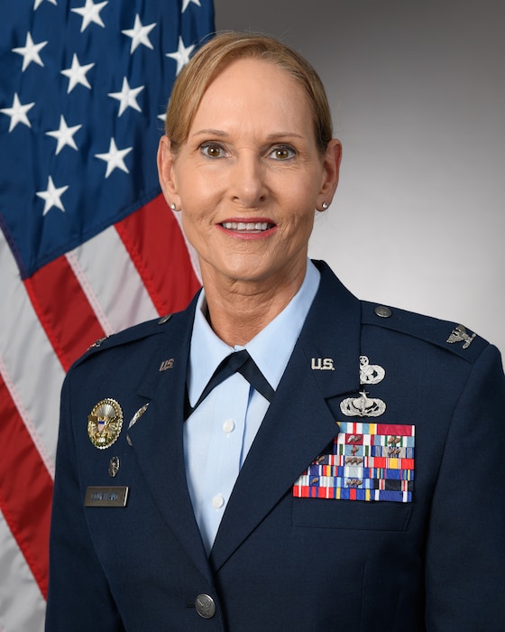 Col. Kellie S. Courtland, commander, 37th Training Wing