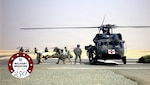 A helicopter medevacs injured service members from the 159th Medical Company during the War on Terror in 2005. Medevac capabilities have evolved from using a wagon or cart to technologically advanced mobile treatment units that get the warfighter treated and transported to safety quickly.