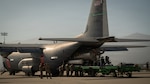 California Air National Guard personnel assigned to the 146th Airlift Wing load a Modular Airborne Fire Fighting System, or MAFFS, into a C-130J Super Hercules aircraft at Channel Islands Air National Guard Station, Port Hueneme, California, July 9, 2026. The 146th Airlift Wing was activated in coordination with the National Interagency Fire Center, the U.S. Forest Service and the Air Expeditionary Group under a new Aerial Quick Strike request for assistance, which positioned two MAFFS-equipped C-130J aircraft to support initial aerial firefighting operations and relocate as mission requirements dictated. Photo by Master Sgt. Nicholas Carzis.