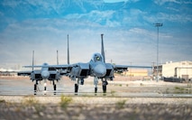 Two aircraft taxiing