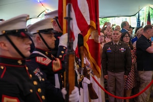 The United States Consulate - Munich, Germany hosted leaders and community members in Munich, Germany, to celebrate the 250th Anniversary of the Declaration of Independence of the United States  July 1, 2026. The USAREUR-AF Band & Chorus entertained the crowd with their performance throughout the night.