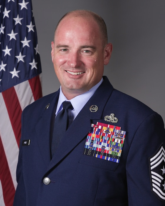 Official Portrait of CMSgt Rohde