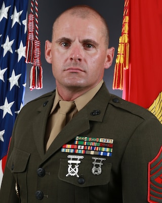 Portrait of Sergeant Major Derek C. Patrick