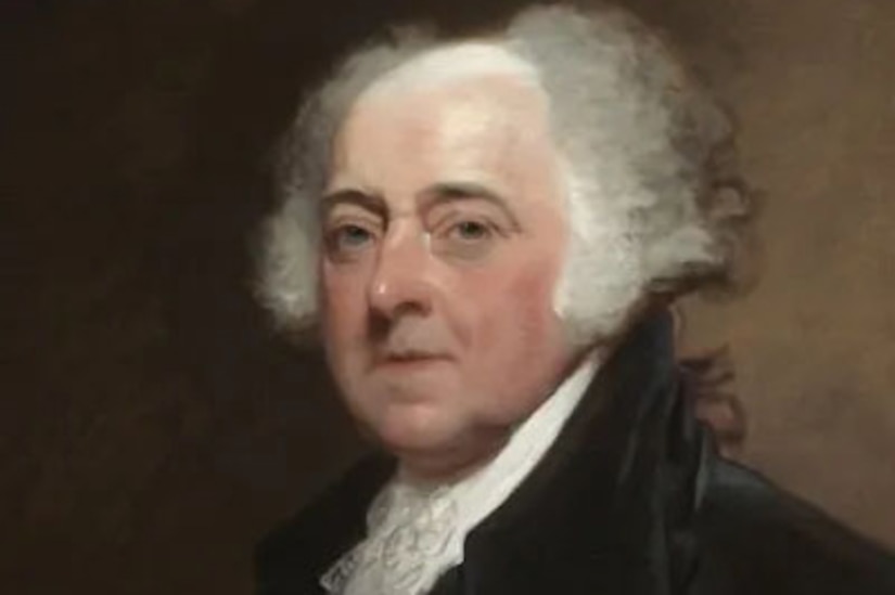 An illustration of a man wearing a colonial suit.