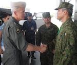U.S. 7th Fleet Commander Vice Adm. Pat Hannifin visits Japan Self-Defense Force joint bases in Okinawa and Yonaguni, Japan.