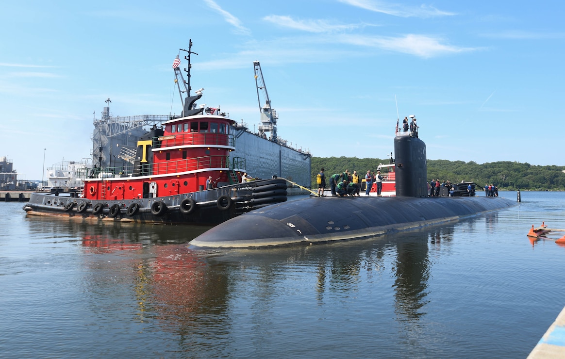 Known as the “Home of the Submarine Force” and located in the “Submarine Capital of the World” SUBASE New London is Connecticut’s U.S. Naval Base supporting the Department of War’s laser focus on readiness, lethality and warfighting, providing the facilities and services to deploy combat-ready submarines and their crews, along with training a corps of professional submariners. SUBASE and Navy Team New London remain committed to uplifting the mantle of “The First and Finest,” everyday. (U.S. Navy photo by Mass Communication Specialist 2nd Class Lucas J. Hastings)