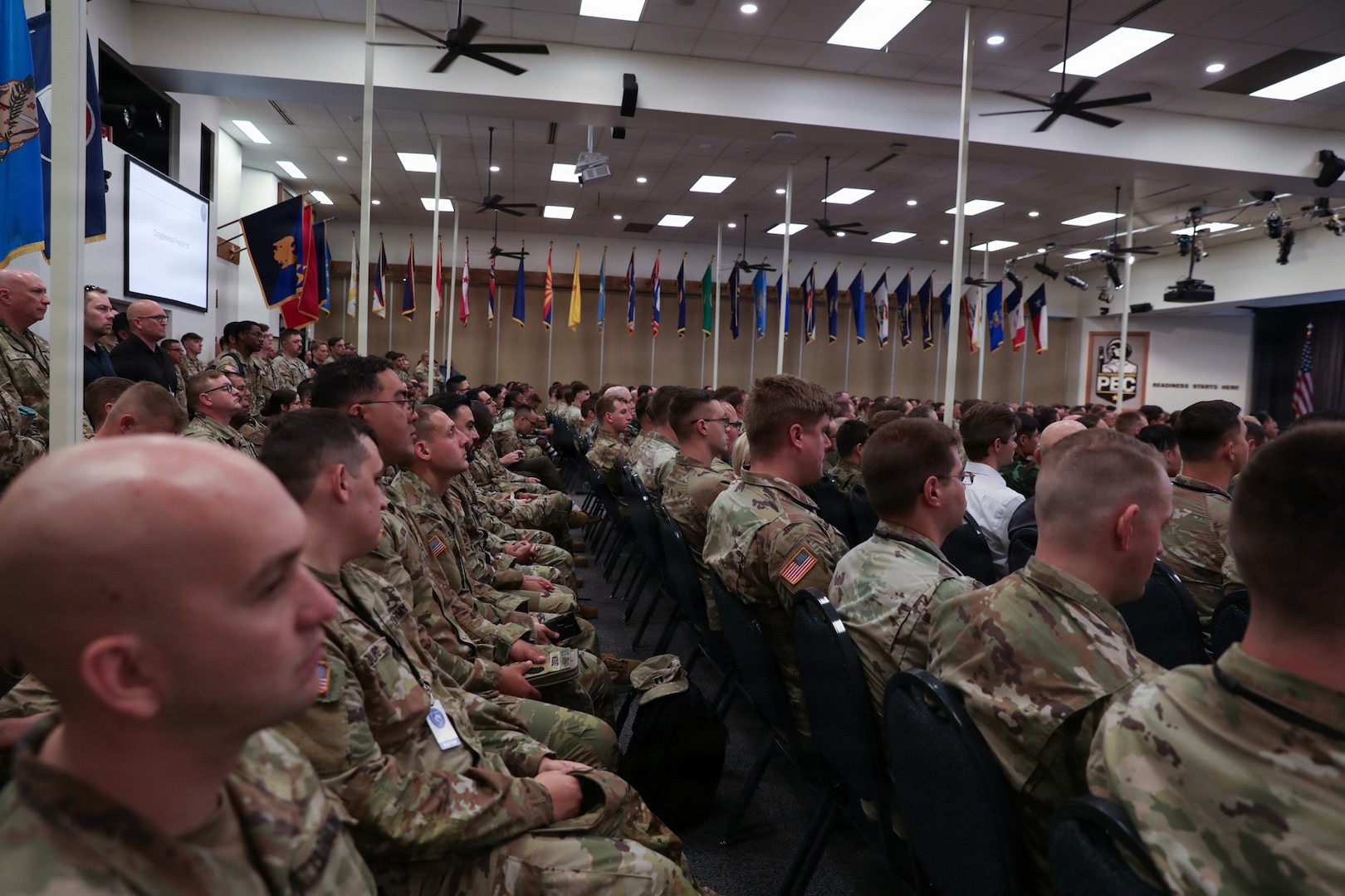 Service members from 23 countries and 44 United States territories traveled to the Professional Education Center for the Cyber Shield 2026 training exercise in Little Rock, Arkansas, on July 12, 2026.